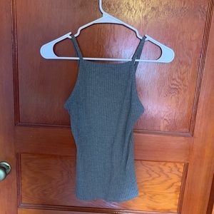 Plain gray tank top